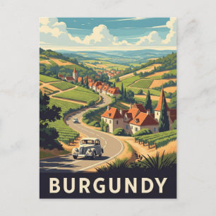 ブルゴーニュ・フランス旅行 ポストカード