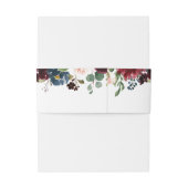 ブルゴーニュ&ブルーイングリッシュフラワー結婚ズ 招待状ベリーバンド (裏面例)