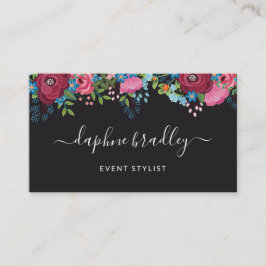 ブルゴーニュ·ブルーフラワー白書 名刺