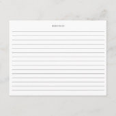 ブルゴーニュ&ブルーフローラガーランドレシピカード (裏面)