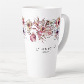 ブルゴーニュ&ブルーフローラガーランドNANA発表 カフェラテマグ (右アングル)