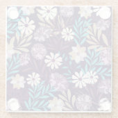 ブルゴーニュ&ブルーフローラコースター ガラスコースター (裏面)