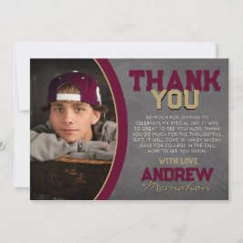 ブルゴーニュ&ブロンズシャルボードグラードサンキューカード 招待状