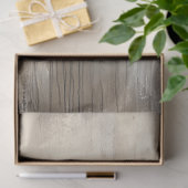 ブルゴーニュ&ブロンズフローラフィールド、抽象芸術現実主義 薄葉紙 (ギフト)