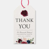ブルゴーニュ・ブーケ |ありがとうございます ギフトタグ (正面)