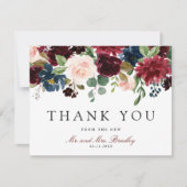 ブルゴーニュ・ブーケ |ありがとうございます サンキューカード (正面)