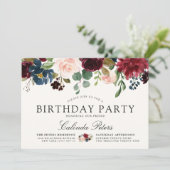 ブルゴーニュ・ブーケ | フローラ誕生会 招待状 (スタンド正面)