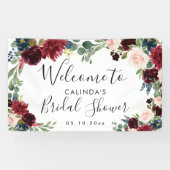 ブルゴーニュ・ブーケ | ブライダルシャワーウェルカムスクエア 横断幕 (横)