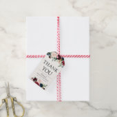 ブルゴーニュ・ブーケ |ブライダルシャワー |ありがとうございます ギフトタグ (より糸付き)