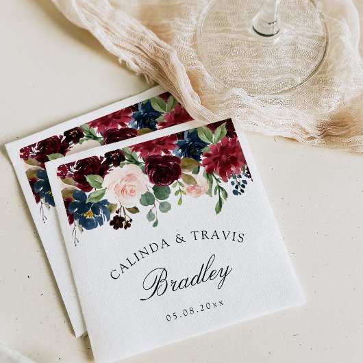 ブルゴーニュ・ブーケ | 結婚カクテル スタンダードカクテルナプキン