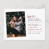 ブルゴーニュ・ブーゼ食品&悪いダンスの動き ポストカード (正面)