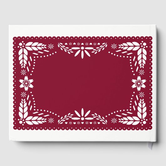 ブルゴーニュ，ホワイトパペルピカドメキシカンセアニラ ゲストブック (裏面)