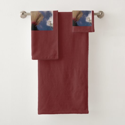 ブルゴーニュ・ホワイト・ローズ バスタオルセット (インサイチュ)