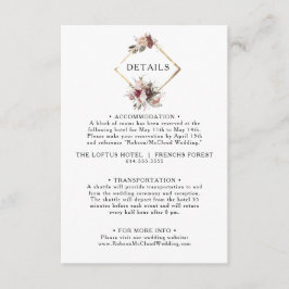 ブルゴーニュ・ボホフローラ詳細エンクロージャカード エンクロージャーカード