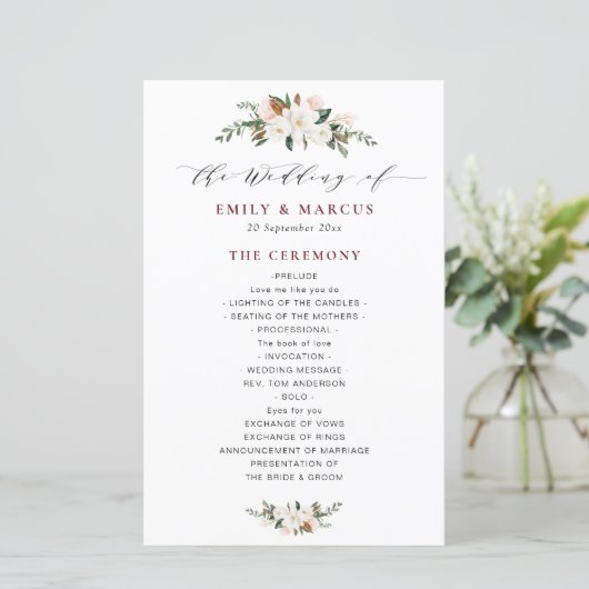 ブルゴーニュ・マグノリアフローラ結婚式 (スタンド正面)