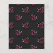 ブルゴーニュ – マルサラとバラ金ゴールドフローラ結婚ズ チラシ (裏面)