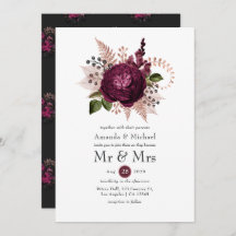 ブルゴーニュ – マルサラとバラ金ゴールドフローラ結婚ズ