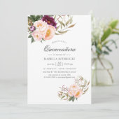 ブルゴーニュ – マルサラとピーチフローラクインセアニラ 招待状 (スタンド正面)