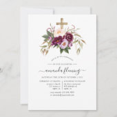 ブルゴーニュ/マルサラと桃の確認 招待状 (正面)