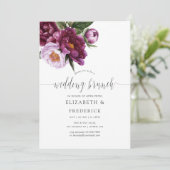 ブルゴーニュ – マルサラと桃結婚のブランチ 招待状 (スタンド正面)