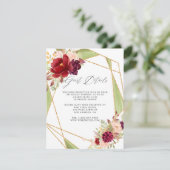 ブルゴーニュ – マルサラと赤面幾何学ゲスト詳細 エンクロージャーカード (スタンド正面)