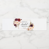 ブルゴーニュ・マルサラのウォーターボトルラベル ペットボトルラベル (シングルラベル)