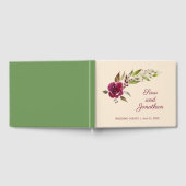 ブルゴーニュ・マルサラフローラと緑結婚の森 ゲストブック (全面)