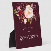 ブルゴーニュ・マルサラフローラゲストブックサインブルゴーニュ フォトプラーク (側面)