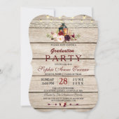 ブルゴーニュ・マルサラフローラランタン卒業パーティー 招待状 (正面)