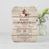 ブルゴーニュ・マルサラフローラランタン卒業パーティー 招待状 (スタンド正面)