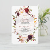 ブルゴーニュ・マルサラフローラ幾何学聖餐会 招待状 (スタンド正面)