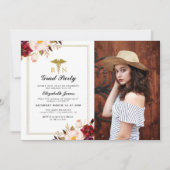 ブルゴーニュ・マルサラフローラ看護学校卒業 招待状 (正面)