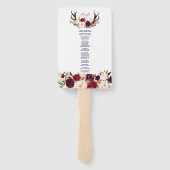 ブルゴーニュ・マルサラフローラ〔雄ジカの〕枝角モノグラムプログラム ハンドファン (裏面)