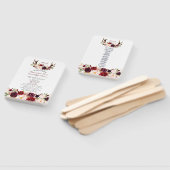 ブルゴーニュ・マルサラフローラ〔雄ジカの〕枝角モノグラムプログラム ハンドファン (組立なし)