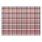 ブルゴーニュ・マルサラ・プレイド テーブルクロス (正面(横))