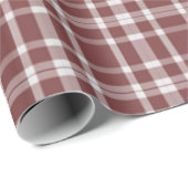 ブルゴーニュ・マルサラ・プレイド ラッピングペーパー (ロールコーナー)