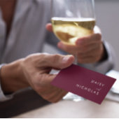 ブルゴーニュ・マルーン会計士弁護士すべてプロフェッショナル 名刺