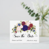 ブルゴーニュ・マルーン海軍フローラ花の保存日 案内ポストカード (スタンド正面)