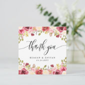 ブルゴーニュ・メロ結婚フローラサンキューカード サンキューカード (スタンド正面)