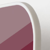 ブルゴーニュ・レッドグラデーション・スティープ ピックルボールラケット (左詳細)