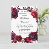 ブルゴーニュ&レッドローズリースバチェロレッテ 招待状 (スタンド正面)