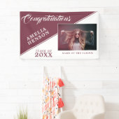 ブルゴーニュ・レッド大学院写真卒業パーティー 横断幕 (インサイチュ)