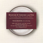 ブルゴーニュ・レッド弁護士法律事務所 名刺