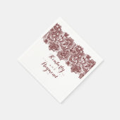 ブルゴーニュ・レース スタンダードカクテルナプキン (角)