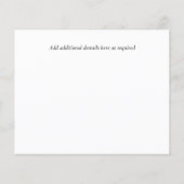 ブルゴーニュ・ロセゴド結婚フローラ救の日付予算 (裏面)