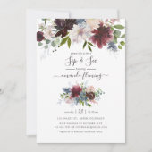 ブルゴーニュ、海軍、赤面フローラSipと参照 招待状 (正面)