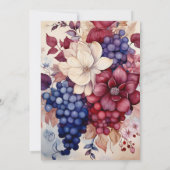 ブルゴーニュ,海軍&赤面ボホワインのテイスティングシャワー 招待状 (裏面)