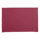 ブルゴーニュ(無地のカラー) 枕カバー (正面右)