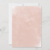 ブルゴーニュ&赤面ウォーター色引っ越し祝いパーティーパーティー 招待状 (裏面)