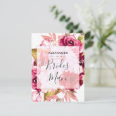 ブルゴーニュ&赤面フローラが私のブリデスマンになる 招待状 (スタンド正面)